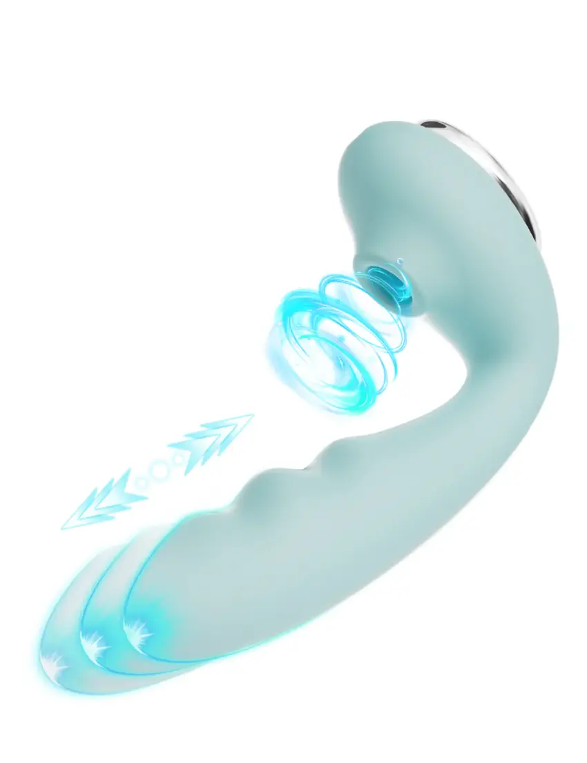 ToyCod Tara Y 2025最新款 吮吸伸縮 振動按摩棒 情趣用品：圖片 3